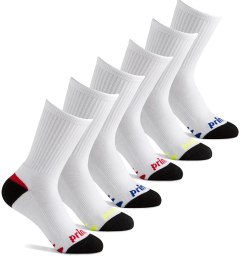 Prince Crew-Length Athletic Socks