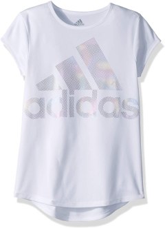 adidas Rainbow Scoop Neck T-Shirt