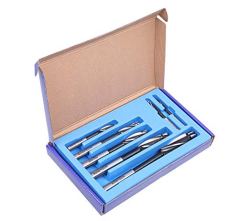 Accusize Industrial Tools 7-Piece H.S.S. Solid Cap Screw Counterbore Set