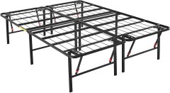 Amazon Basics Foldable 14" Black Metal Platform Bed Frame