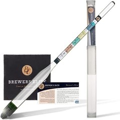 Brewer's Elite Hydrometer for Home Brew Beer, Wine, Mead, and Kombucha