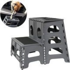 Bee Neat 2-Step Folding Step Stool for Pets