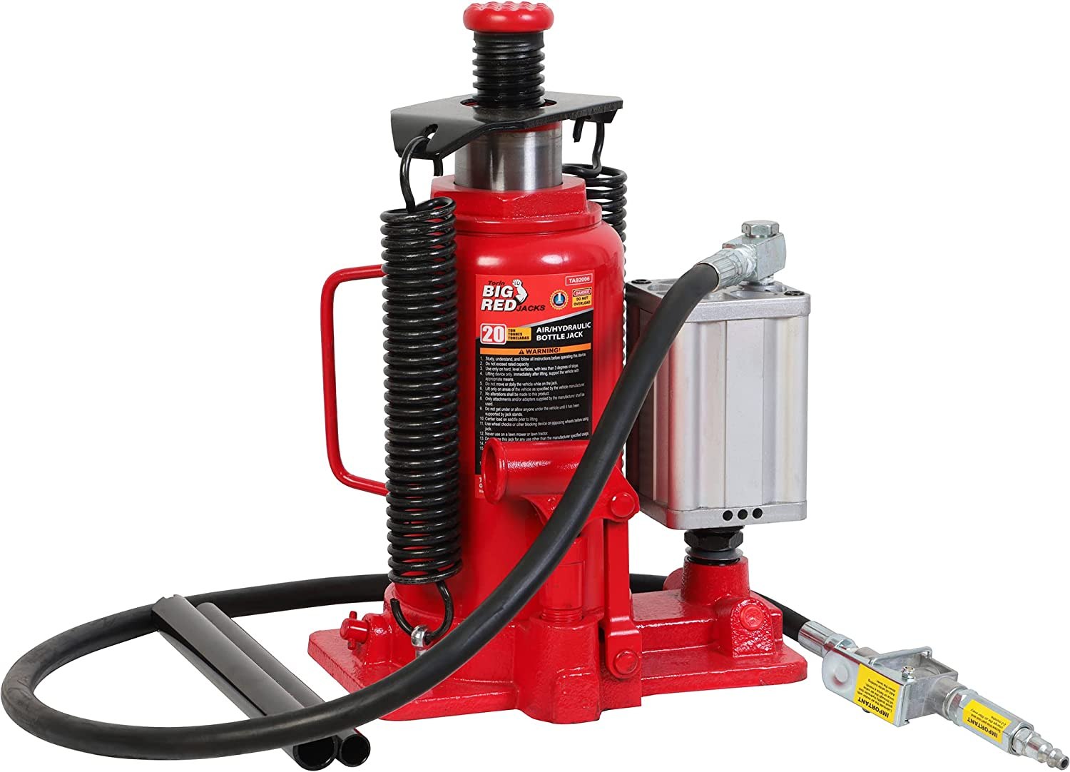 BIG RED 20-ton Capacity Jack with Hand Pump