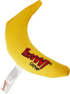 YEOWWW! Yeowww! Catnip Toy, Yellow Banana