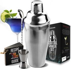 CRESIMO 24-Ounce Cocktail Shaker Bar Set