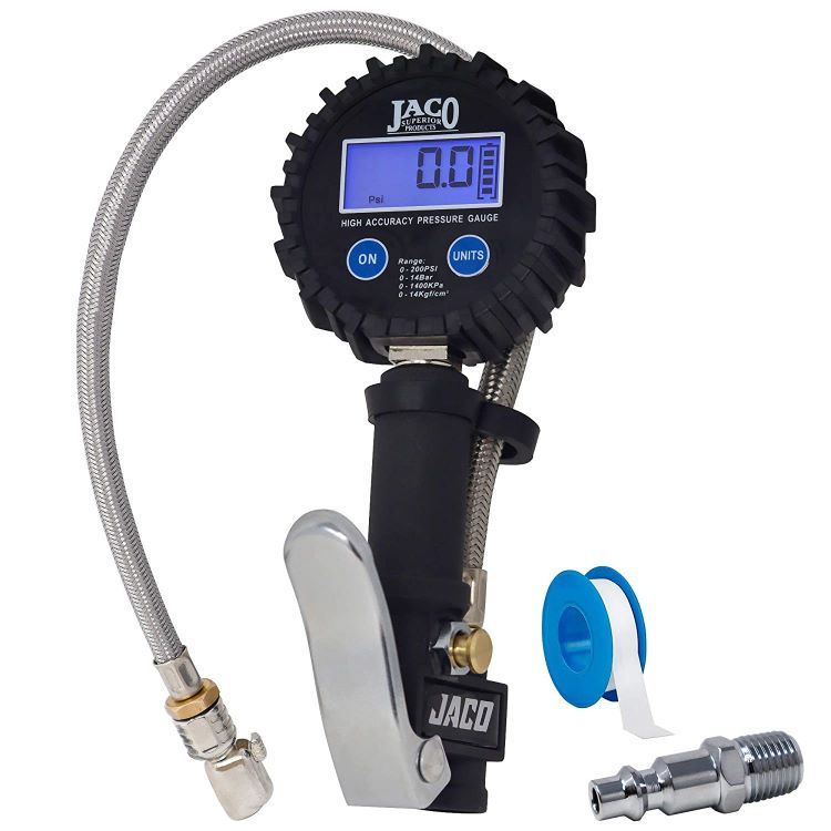 Jaco FlowPro Digital Tire Inflator and Pressure Gauge