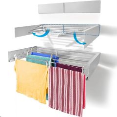 Step Up Retractable Laundry Rack