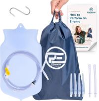 Premium Enema Kit 2-Quart Clear Silicone Bag