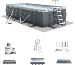 Intex 26363EH Ultra XTR Deluxe Rectangular Above Ground Swimming Pool Set