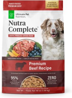 Ultimate Pet Nutrition  Nutra Complete Raw Freeze Dried Dog Food