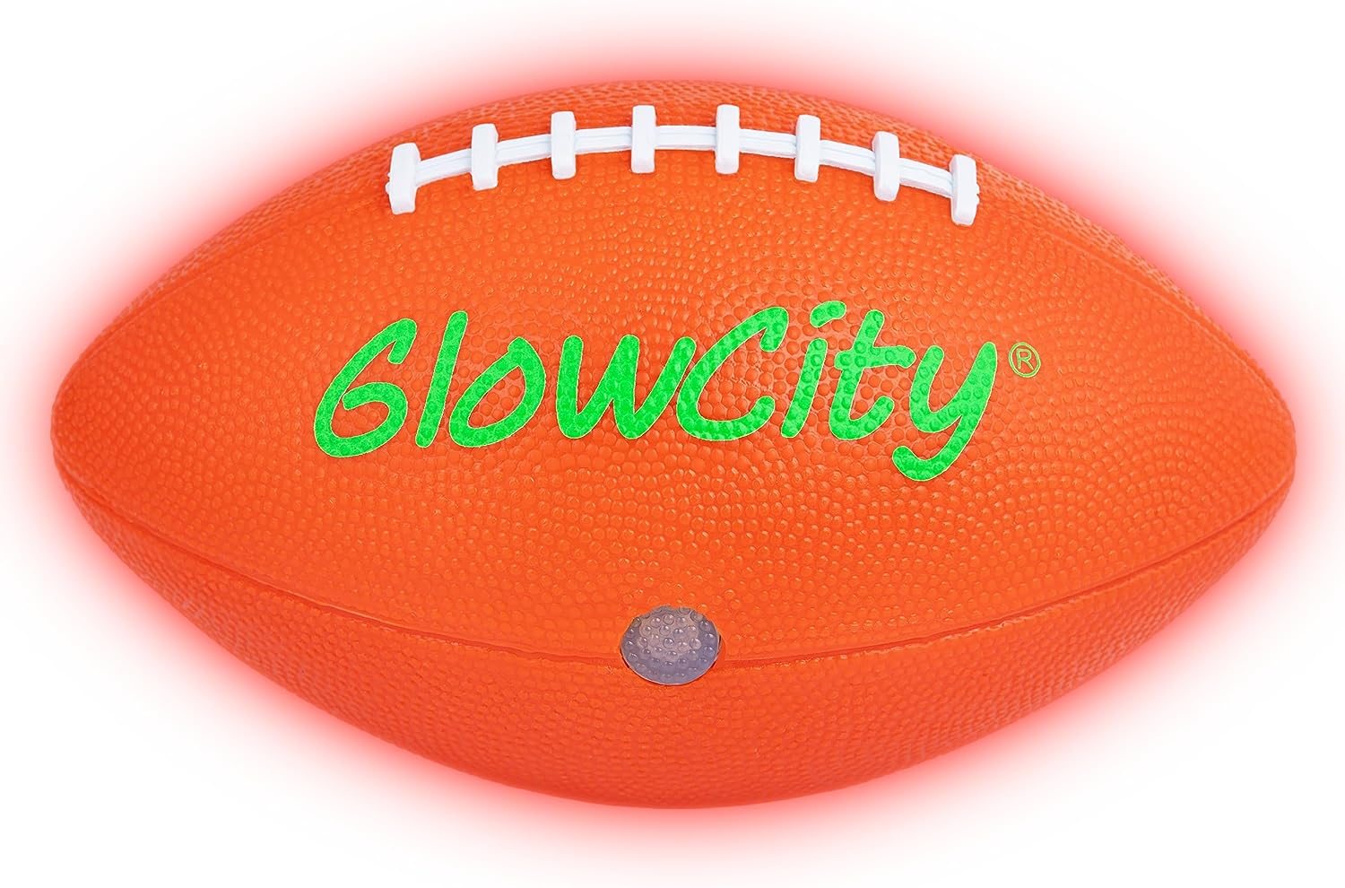 GlowCity Glow in the Dark Football - Light Up, Youth Size Football