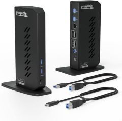 Plugable  USB 3.0 and USB-C Dual 4K Display Docking Station