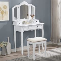 Roundhill Furniture Sanlo Wooden Vanity