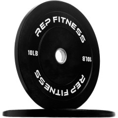 Rep Fitness Black Bumper Plates