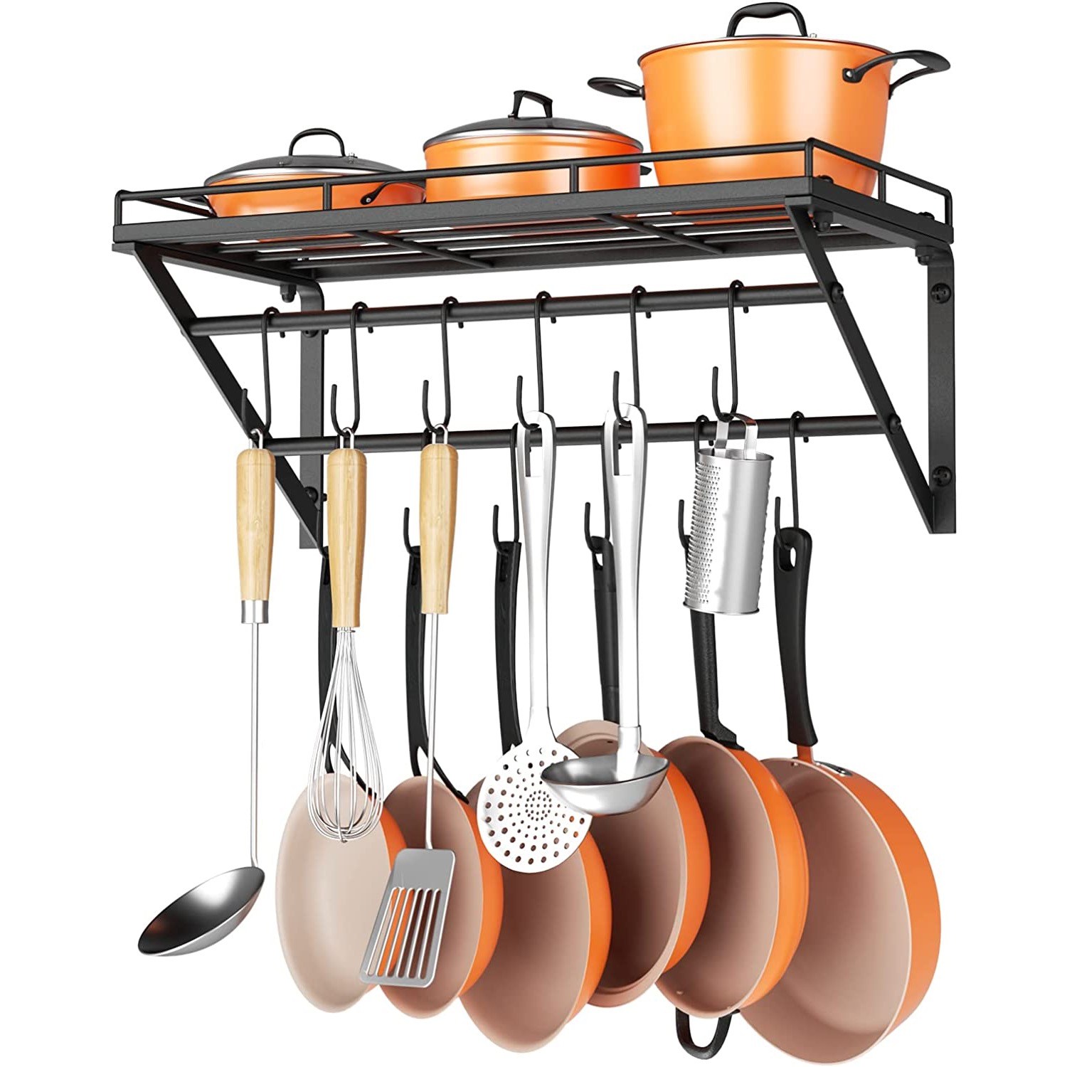 OROPY 23-Inch Wall Mounted Pot Rack