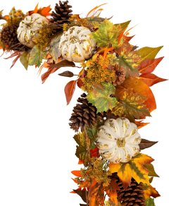 Balsam Hill  10-Foot Fall Medley Garland