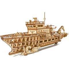 Wood Trick Mechanical 3D Yacht