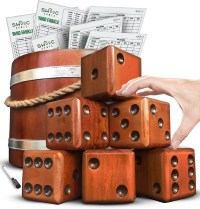 SWOOC Games Light-Weight Yard Dice Game Set