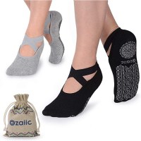 Ozaaiac Grippy Ballet Style Yoga Socks