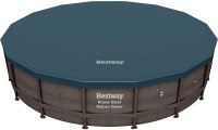 Bestway Power Steel Deluxe Above Ground Round Swimming Pool Set