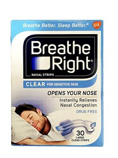 Breathe Right Clear Sensitive Skin Nasal Strips