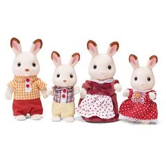 Calico Critters Hopscotch Rabbit Family