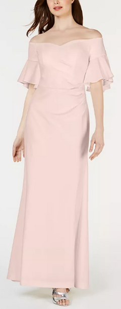 Calvin Klein Sweetheart Off the Shoulder Gown