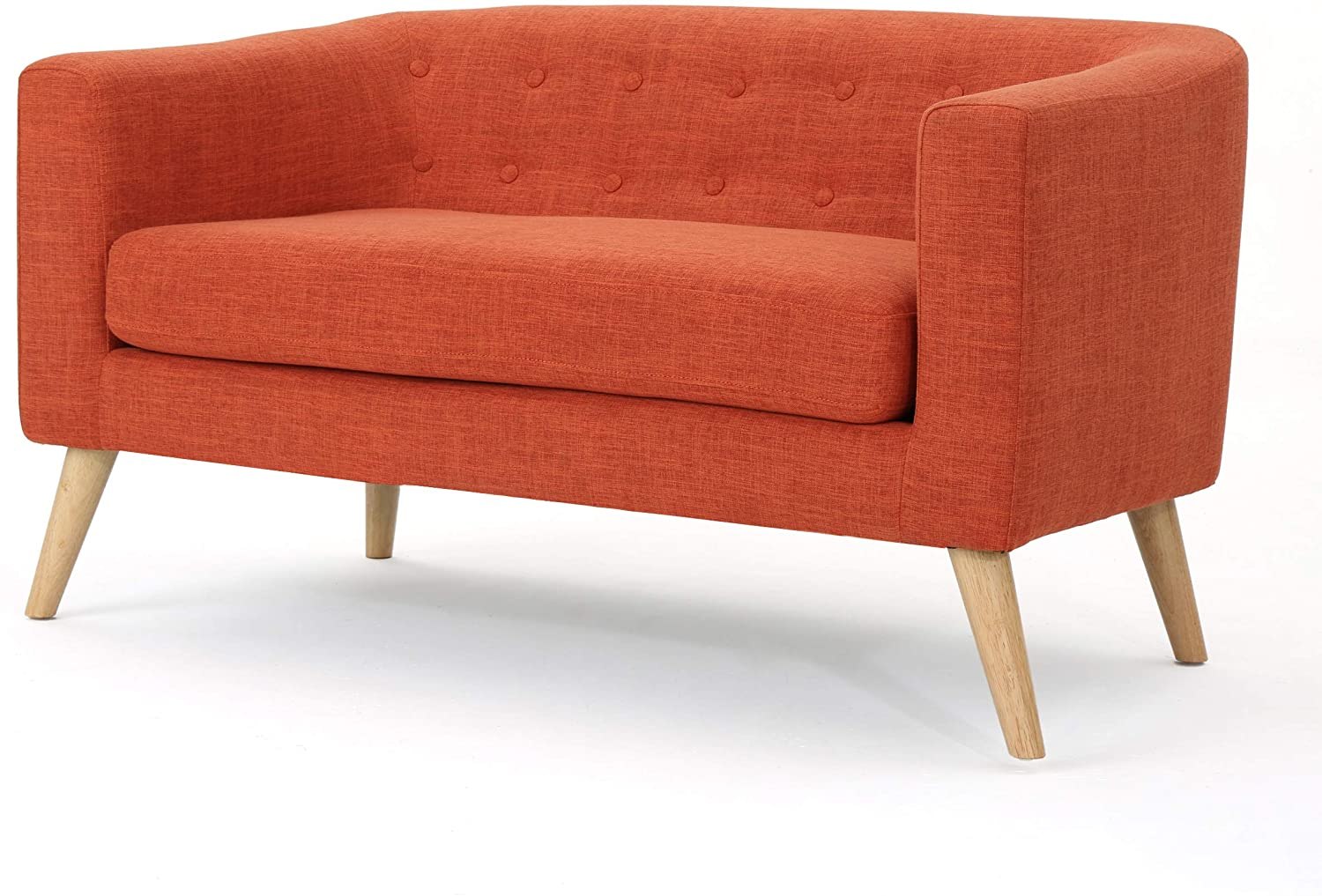 Christopher Knight  Home Bridie Mid-Century Modern Loveseat