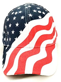 C-P INC American Flag Patriotic Flag Baseball Cap