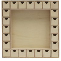 Creative Hobbies Christmas Advent Calendar Shadow Box