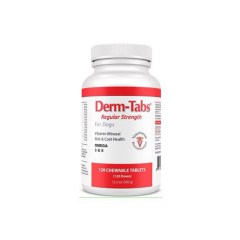 Derm-Tabs Regular Strength Liver Flavored Chewable Tablet Skin & Coat Supplement for Dogs
