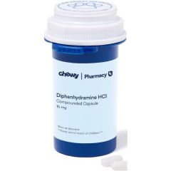 Chewy Diphenhydramine HCl Compounded Capsule for Dogs & Cats