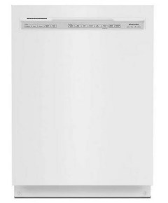 KitchenAid 24-Inch White Front Control Built-In Dishwasher