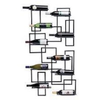 Wrought Studio Darren 10 Bottle Wall Mounted Wine Bottle Rack