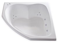Carver Tubs Corner Drop In Whirlpool Bathtub