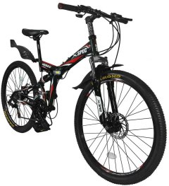 Xspec 26'' 21-Speed Folding Mountain Bike