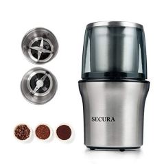 Secura Electric Coffee Grinder & Spice Grinder