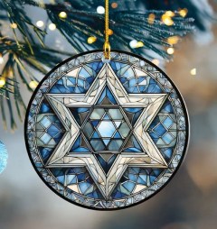 Date Night Market Star of David Hanukkah Ornament