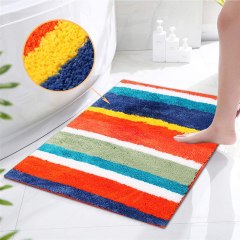 Hi Space 20"x31" Shaggy Rainbow Bath Mat