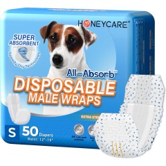 Honey Care  All-Absorb Male Dog Wraps