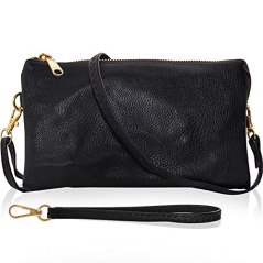 Humble Chic NY Vegan Leather Small Crossbody or Wristlet Clutch Purse