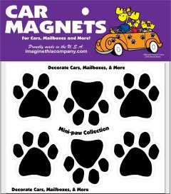 Imagine This Mini Paw Car Magnets