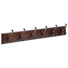 Liberty Six Scroll Hook Rack