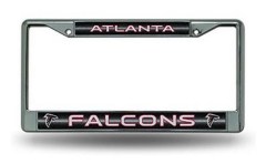 Rico Industries NFL Bling Chrome License Plate Frame