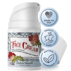 LilyAna Naturals Rose and Pomegranate Face Cream