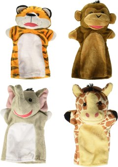 Melissa & Doug Zoo Friends Hand Puppets