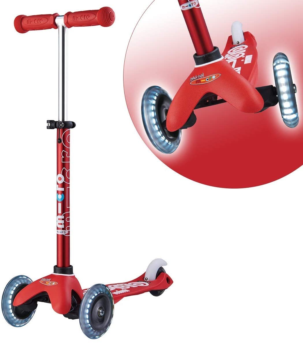 Micro Kickboard Deluxe LED 3-Wheeled Micro Scooter