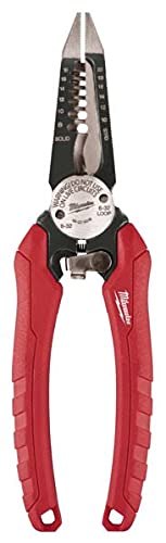 Milwaukee 6-in-1 Combination Wire Stripping and Reaming Pliers