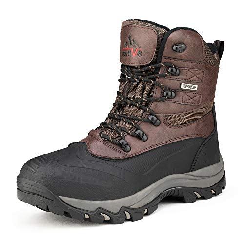 Nortiv8 Insulated Waterproof Work Snow Boots