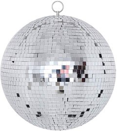 NuLink Disco Light Mirror Ball with Hanging Ring